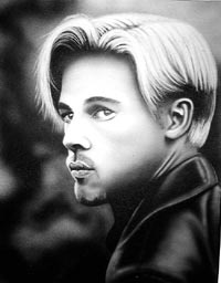 Cincinnati Makeup Artist Jodi Byrne Portrait Brad Pitt Side